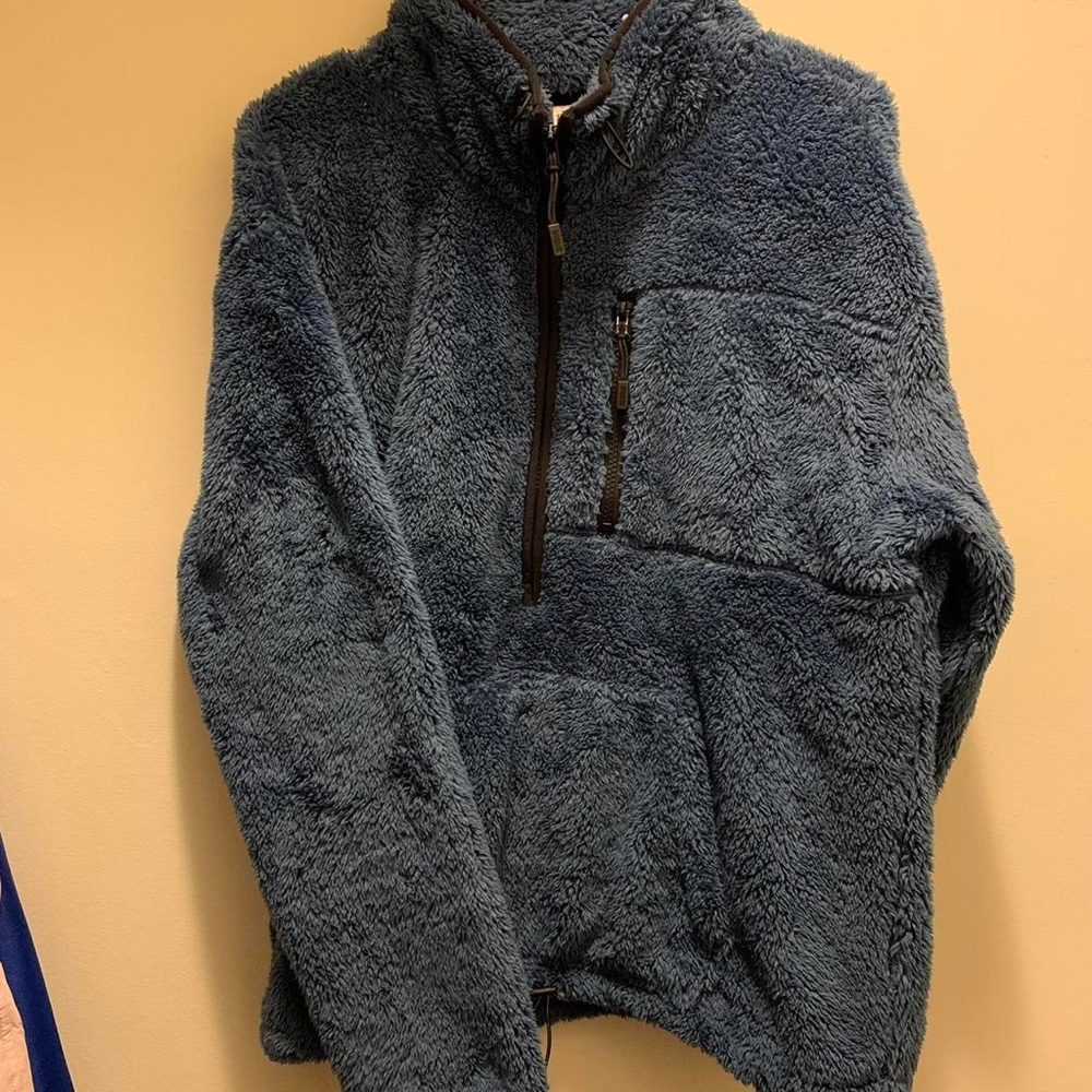 VS Pink blue sherpa sweatshirt